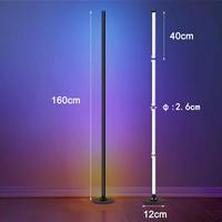 Lampe d'ambiance musicale Dailu pour salon et chambre, avec fonction RGB et détection sonore, lampe de sol modulable pour coins de compétition