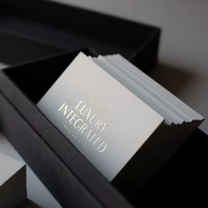 Logo di stampa a colori durevole con stampa di carte in PVC opaca UV oro caldo con accesso durevole - Product Image 4