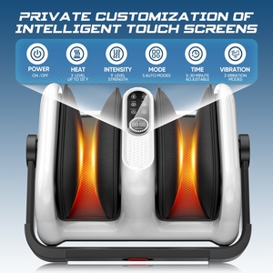 Shiatsu eléctrico masaje de pies vibración aire compresión calefacción rodillo eléctrico pierna pantorrilla máquina masajeador de pies - Product Image 4