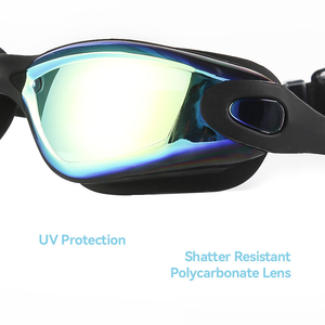 משקפי שחייה מקצועיים לתחרויות, עמידים למים, נגד אדים ונגד קרינת UV - Product Image 4