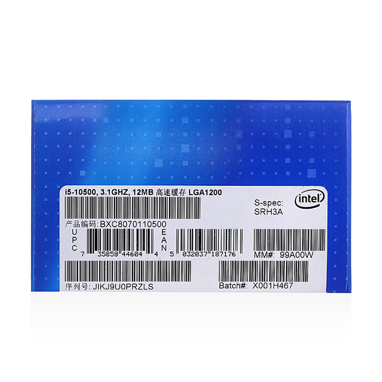 【動作確認済み】Intel Core i5-10500 CPU Intel Core i5 10500 CPU - メルカリ