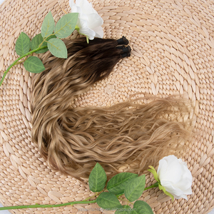 Extensiones de Cabello Yuanzhen Wavy Genius Weft, Doble Trama, Remy 100%, Cosido a Máquina, Doble Trama, Extensiones de Cabello Humano Teñido - Product Image 4