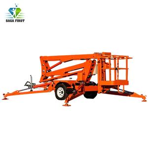 ट्रेलर माउंटेड बूम लिफ्ट के पीछे निर्माण और रखरखाव के लिए टेलीस्कोपिक स्पाइडर मैन लिफ्ट - Product Image 5