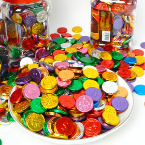 थोक ठोस कस्ली चॉकलेट सोने का सिक्का आकार 1.85 ग्राम वैश्विक बाजार अच्छा स्वाद स्वादिष्ट भोजन बिस्किट में चॉकलेट शामिल है। - Product Image 4