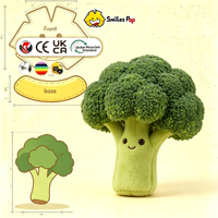 Jouets en peluche personnalisés en forme de brocoli, cadeaux éducatifs pour enfants sur le thème des légumes, logo d'entreprise brodé, haute qualité