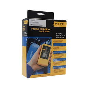 Compteur de séquence de phase Fluke 9040/9062 – Indicateur de rotation électronique original – Instrument F-Luke – Nouveau en stock - Product Image 5