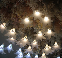 Lustre suspendu LEDA pour décoration de plafond de mariage, motif lys, petit modèle à 10 têtes, pour salle de mariage et décoration intérieure