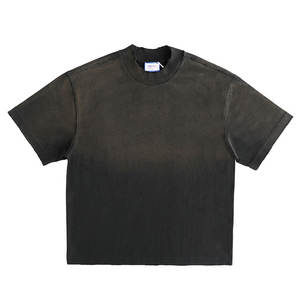 Camisetas de Manga Larga Extra Grandes de Algodón Grueso de 460 GSM, Estilo Streetwear, con Efecto Desgastado, Teñidas, Lavadas y Decoloradas por el Sol, para Unisex - Product Image 1