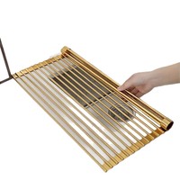 Waterdichte opvouwbare siliconen antislip afdruiprek keukenkraan organizer