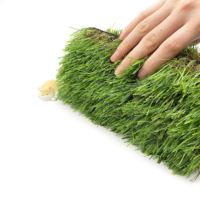 Hanwei Rumput Buatan Empat Warna, Rumput Buatan Pemandangan Bagus Dekorasi Rumput Buatan