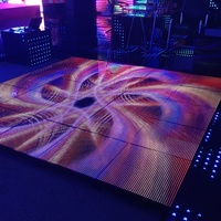 Écran de sol LED interactif et étanche pour discothèque, mariage, fêtes en plein air, centre commercial, aéroport, affichage d'accueil, SDK