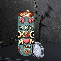 Gobelet personnalisé pour maman de chien de 20 oz, motif de patte, best-seller, stock américain et livraison gratuite
