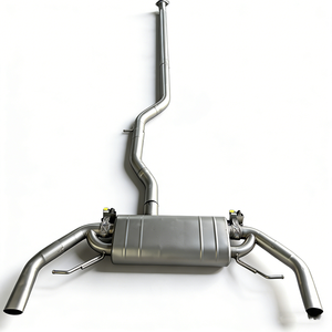 Système d'échappement Catback en acier inoxydable SS304 pour Volvo S60 V60 XC60 S90 <span class=keywords><strong>V90</strong></span> T5 T6 <span class=keywords><strong>B6</strong></span> T8, système d'échappement de réglage, silencieux à soupape, fabrication d'usine - Product Image 1