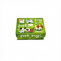 Boîte cadeau écologique à fermeture magnétique, boîte en papier pliable personnalisée pour les fournitures pour animaux de compagnie, friandises pour chiens, jouets, emballage cadeau, rangement