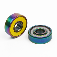 Roulements de skateboard professionnels personnalisés en céramique ZrO2 couleur arc-en-ciel sous vide vente en gros