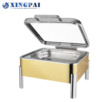 XINGPAI pour les hôtels All -Star Nouvelle arrivée Plats de luxe royaux Chauffe-plats 6 litres Plats de cuisine pour buffet de restaurant