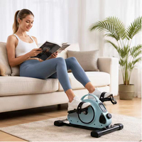 Mini vélo d'exercice de bureau personnalisé avec logo, marque privée, haute qualité, pédalier réglable, résistance réglable, propulsion autonome