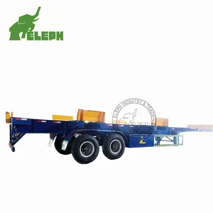 Terminal Skelet Trailer 2 As 40 Ft Skelet Trailer Terminal Poort Container Chassis Oplegger