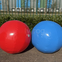 Jeu de lancer de balles gonflable de qualité commerciale, grand équipement de jeu interactif de type fête foraine, trampoline rebondissant pour location événementielle
