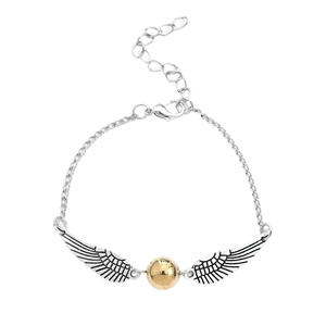 Bracelet de chaîne à maillons créatif en argent rétro punk hip-hop, croix argentée, <span class=keywords><strong>Harry</strong></span> <span class=keywords><strong>Potter</strong></span>, électroplaqué, pour homme et femme - Product Image 4