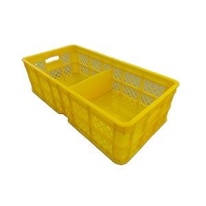 Transport Plastic Turnover Egg Basket Stackable Fine Mesh Crate