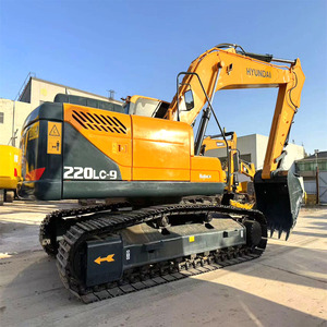 Excavadoras usadas de 22 toneladas Excavadora de orugas Hyundai 220lc-9s hecha en Corea original - Product Image 1