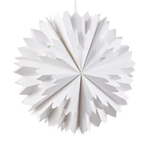 White Paper Lanterns Origami Star Decor Arts Crafts Light Supplies Wedding Birthday Party Decoration