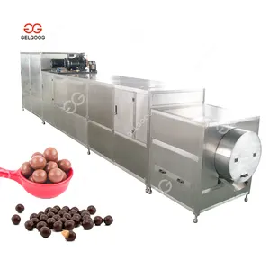 Máquina automática para hacer barras de chocolate rodantes de frijol redondo de huevo de trufa de crema árabe pequeña