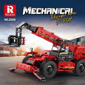 22020 Modèle d'assemblage éducatif de blocs de construction à petites particules avec bras télescopique pour véhicules - Product Image 2