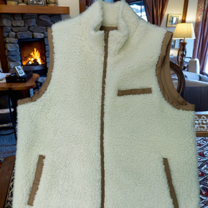 MereSports Premium maglia in <span class=keywords><strong>lana</strong></span> Merino Top canotta girocollo in tessuto tinto lavorato a maglia gilet modello stampa da esterno gilet - Product Image 2