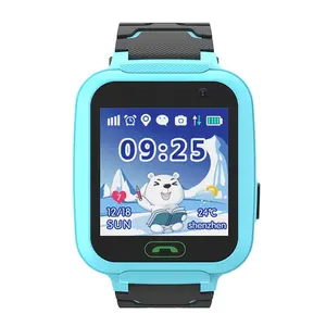 Bracelet connecté Kw02 pour enfants, smartwatch, montre intelligente, avec fonctions d'appel, caméra wi-fi, 2G, fonction appel, Gps, livraison gratuite