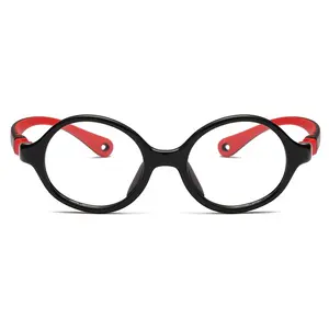 TR90 Silicone Children Blue Light Blocking Eyeglasses Prescription Spectacles For Kids Optical Glasses Frame