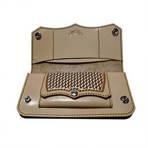 Best Selling Luxury Genuine Buffalo Leather Clutch 100% Waterproof Embroidery Zipper Closure Animal Prints Logo Fashion Daily - Product Image 4
