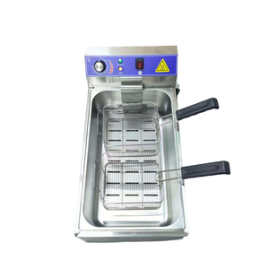 Nouvelle <span class=keywords><strong>friteuse</strong></span> électrique commerciale 220V à panier unique de 12L en acier inoxydable pour restaurants et hôtels - Product Image 4