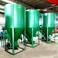 Ligne de production de granulés d'aliments pour animaux, machine à granulés d'aliments pour bétail et volailles, mélangeur de granulés, moulin à grains pour volailles, broyeur de fourrage