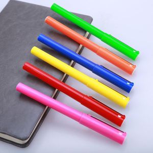 Customizable 0.5mm Frosted Colorful Bullet Tip <b>Gel</b> <b>Pen</b> New Plastic Spray Coating with Logo Printing for Business Promotion - Product Image 3