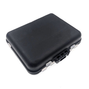 Mini Plastic Factory Sale Various Black Portable ABS Mini Plastic Fishing Box