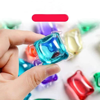 Vente en gros Capsules jetables écologiques pour le lavage des vêtements Dosettes de détergent à lessive et perles de poudre de savon pour les vêtements