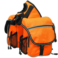 Sac de selle Deenith J2962 de qualité supérieure, résistant aux intempéries, en polyester enduit de PVC, avec poche pour pommeau, 1 kg, qualité Deluxe