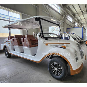 รถลากม้าไฟฟ้าคลาสสิกสำหรับขายในสหรัฐอเมริกาพร้อมแบตเตอรี่ลิเธียม4ที่นั่งและรับประกัน<span class=keywords><strong>3</strong></span>ปี - Product Image 3