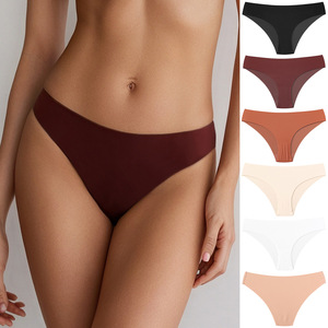 กางเกงในไร้รอยต่อสำหรับผู้หญิง ทรงวี เอวต่ำ เซ็กซี่ มองไม่เห็น ระบายอากาศได้ดี ยืดหยุ่น - Product Image 6