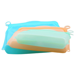 Customize Design Reusable Durable Food Grade Silicone Storage <b>Bag</b>, Silicone Food <b>Bags</b> - Product Image 3