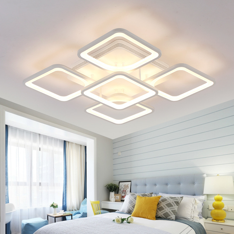 Modern Luxury LED Ceiling Lights Dimmable Bedroom Lamps with Remote Control Elegant LED Design for Bedroom Room