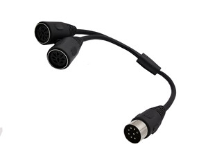 New Midi 8Pin Nam để Dual Midi <span class=keywords><strong>8</strong></span>-<span class=keywords><strong>pin</strong></span> DIN nữ Cáp âm thanh din8p thiết bị âm thanh stereo <span class=keywords><strong>Adapter</strong></span> với <span class=keywords><strong>8</strong></span> <span class=keywords><strong>Pin</strong></span> kết nối cho loa - Product Image 5