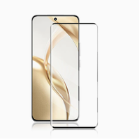 Protection d'écran en verre trempé 3D incurvé ultra-fin HD 9H avec colle sur les bords pour Huawei Pura 90 Ultra Nova 14 Ultra Mate 70