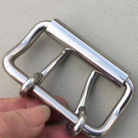 Carosung Vente en gros Conception personnalisée Boucle de ceinture à rouleau de remplacement à deux broches en acier inoxydable pour ceintures d'haltérophilie