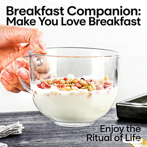 แก้วกาแฟโบโรซิลิเกตแบบใหม่ น่ารัก ขายส่ง แก้วใส สีเย็น แก้วชาแบบกำหนดเอง แก้วน้ำมีหูจับ - Product Image 3