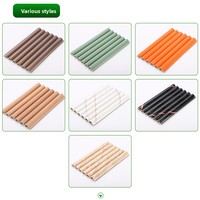 Panneau mural en PVC texturé semi-circulaire en fibre de bambou, 160 pièces, pour décoration murale intérieure minimaliste, effet grain de bois