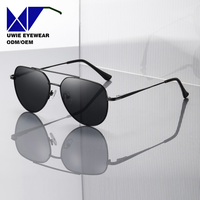 Lunettes de soleil polarisées en métal sur mesure OEM, taille 52-20-146, anti-éblouissement UV400, pour adultes unisexes, service d'échantillons rapide