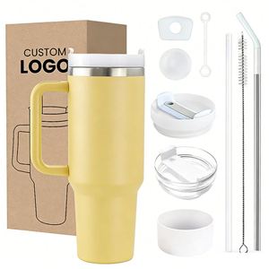 Vaso de Acero Inoxidable Resistente a la Oxidación de 40 oz, Doble Pared Aislada, Tapa Hermética - Product Image 1